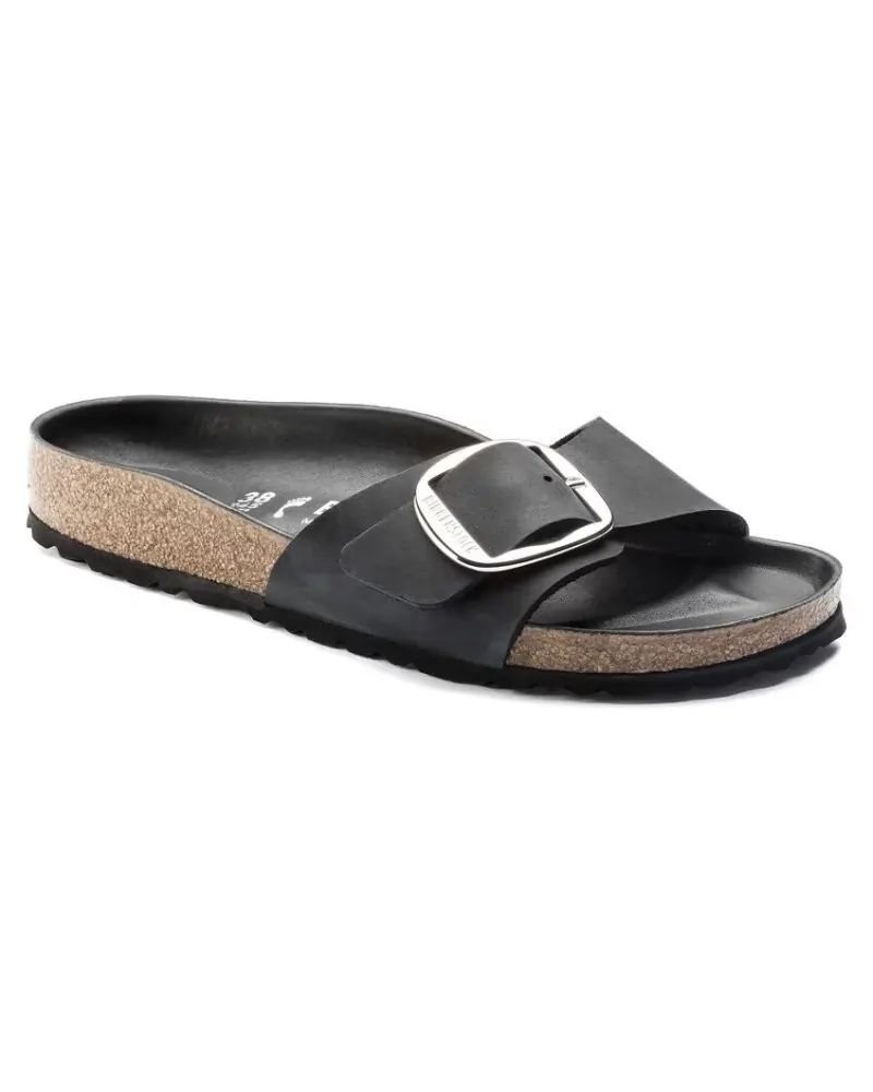 Birkenstock Παντόφλα Madrid Big Buckle (Narrow), Μαύρο