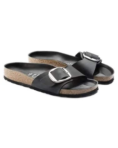 Birkenstock Παντόφλα Madrid Big Buckle (Narrow), Μαύρο