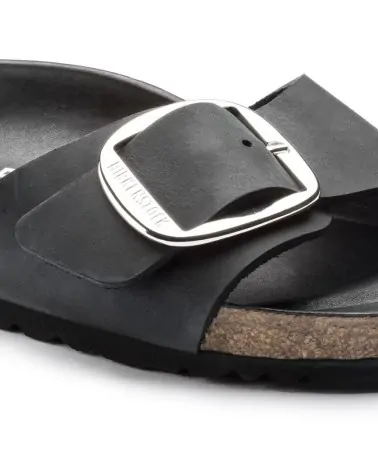 Birkenstock Παντόφλα Madrid Big Buckle (Narrow), Μαύρο
