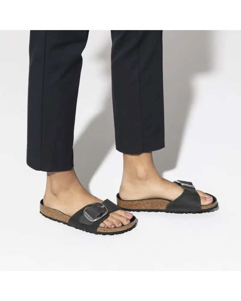 Birkenstock Παντόφλα Madrid Big Buckle (Narrow), Μαύρο