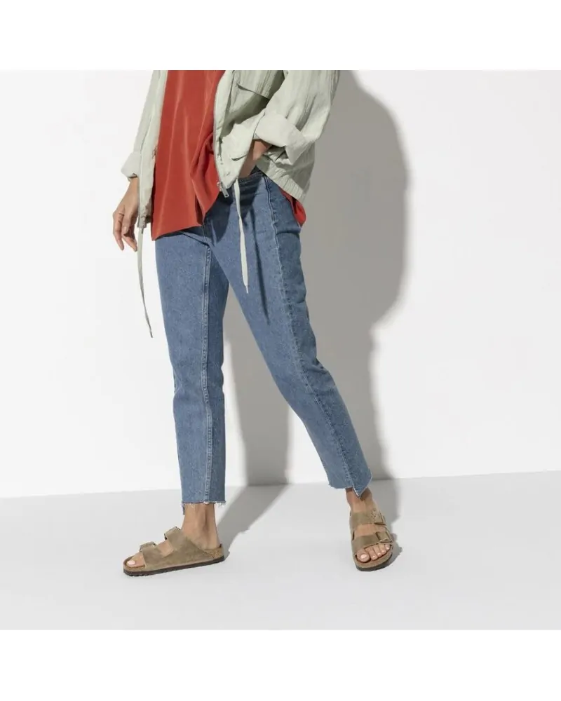 Birkenstock Παντόφλα Arizona Soft Footbed (Narrow), Tobacco Brown