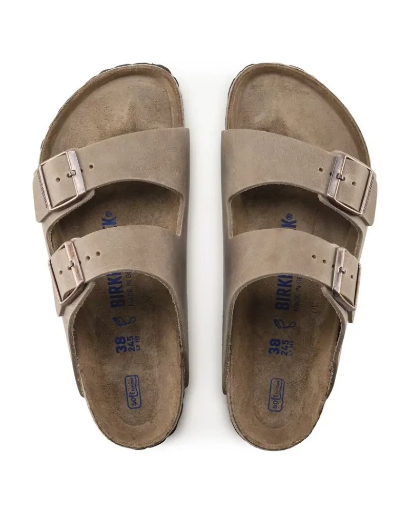 Birkenstock Παντόφλα Arizona Soft Footbed (Narrow), Tobacco Brown