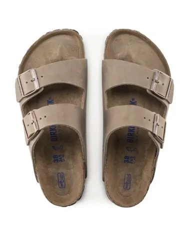 Birkenstock Παντόφλα Arizona Soft Footbed (Narrow), Tobacco Brown