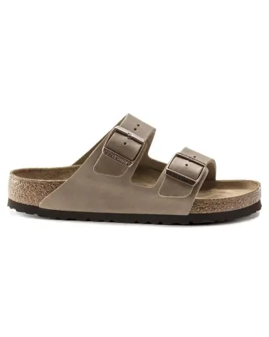 Birkenstock Παντόφλα Arizona Soft Footbed (Narrow), Tobacco Brown