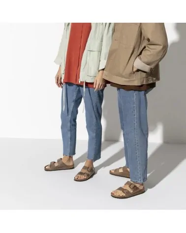 Birkenstock Παντόφλα Arizona Soft Footbed (Narrow), Tobacco Brown