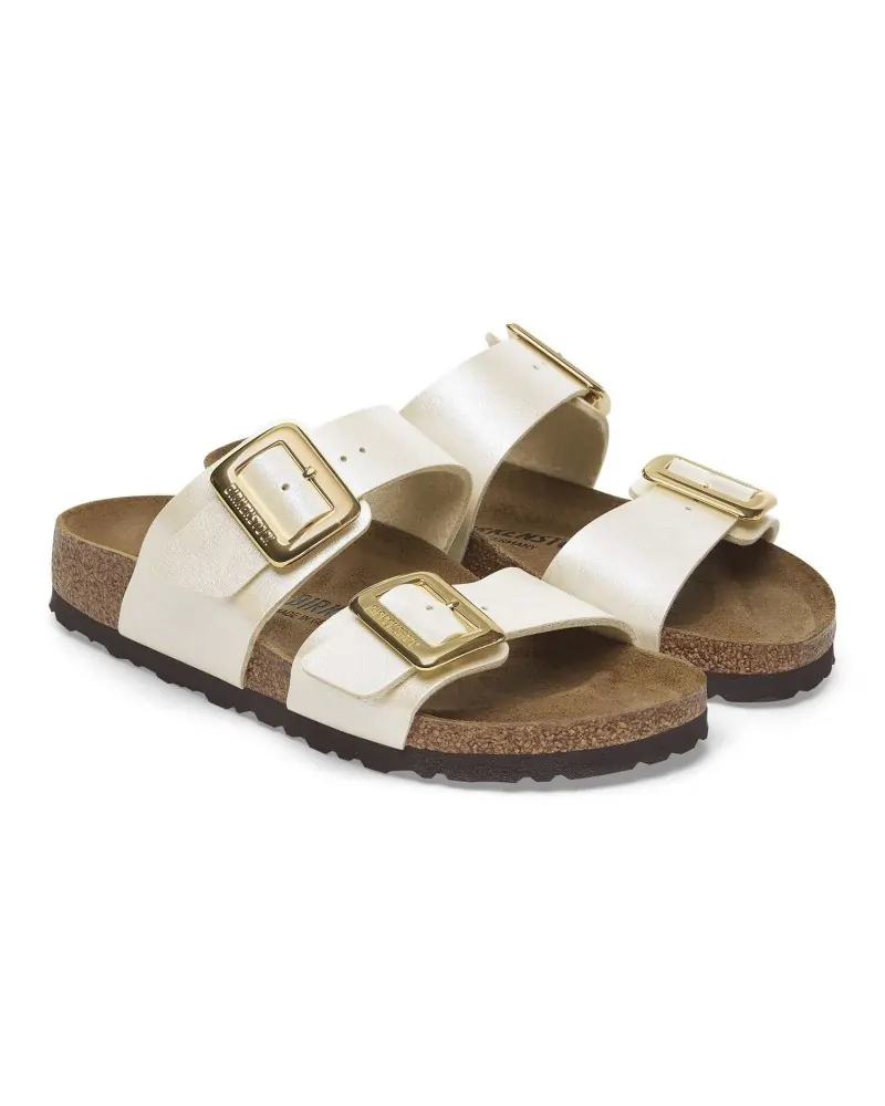 Birkenstock Παντόφλα Sydney Luxe Buckle (Narrow), Graceful Pearl White