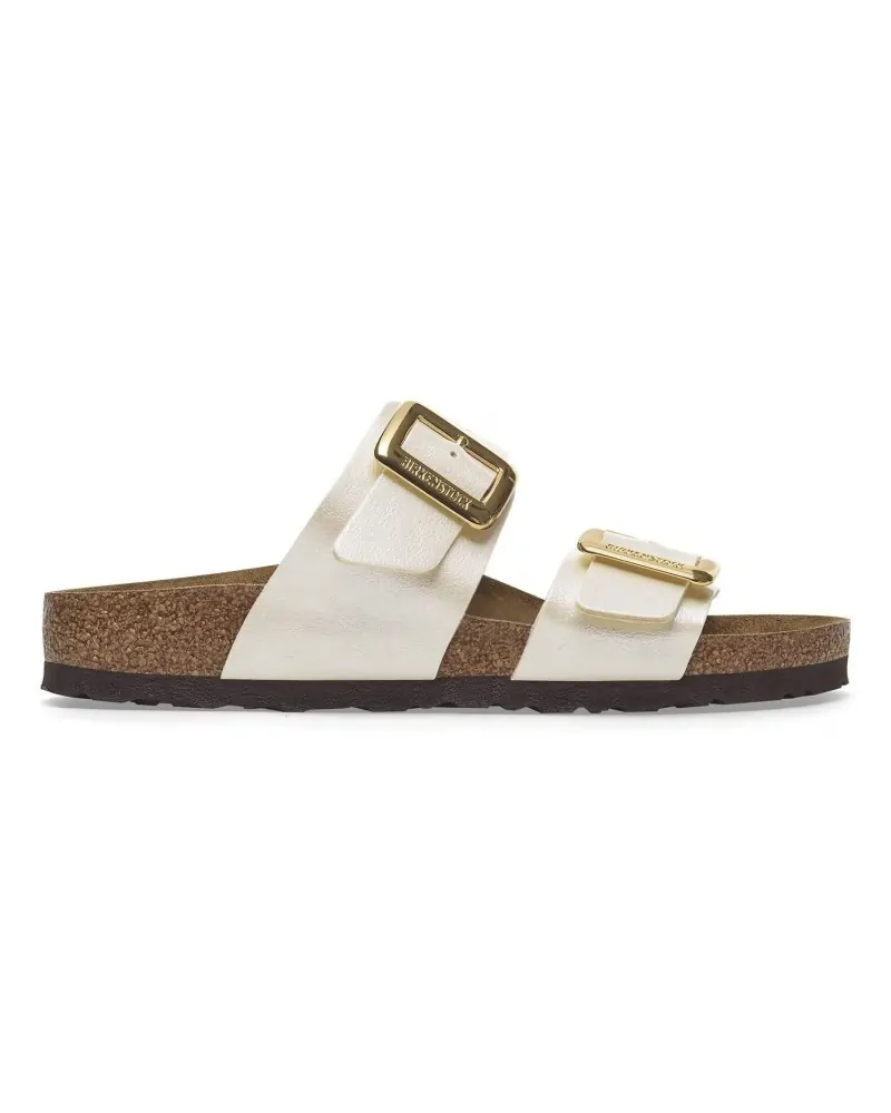 Birkenstock Παντόφλα Sydney Luxe Buckle (Narrow), Graceful Pearl White