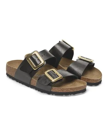 Birkenstock Παντόφλα Sydney Luxe Buckle (Narrow), Graceful Licorice