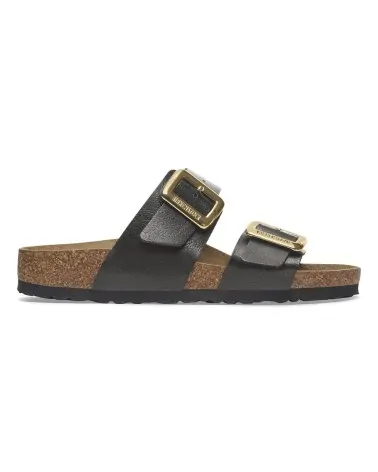 Birkenstock Παντόφλα Sydney Luxe Buckle (Narrow), Graceful Licorice
