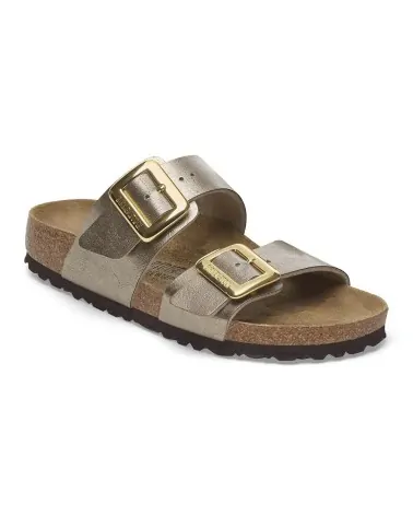 Birkenstock Παντόφλα Sydney Luxe Buckle (Narrow), Graceful Taupe