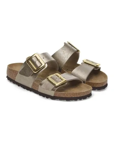 Birkenstock Παντόφλα Sydney Luxe Buckle (Narrow), Graceful Taupe