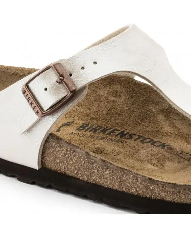 Birkenstock Παντόφλα Gizeh (Regular), Pearl White