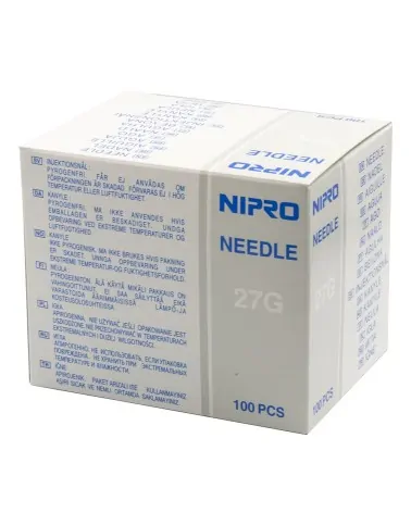 Nipro Υποδερμικές Βελόνες 27G x 1 1/2", 100 τεμάχια