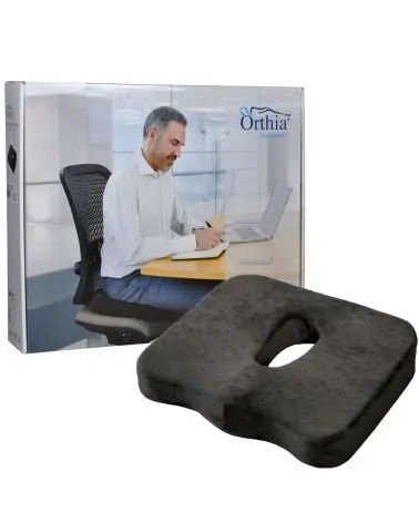 Orthia Ανατομικό Μαξιλάρι Καθίσματος με Οπή Viscoelastic