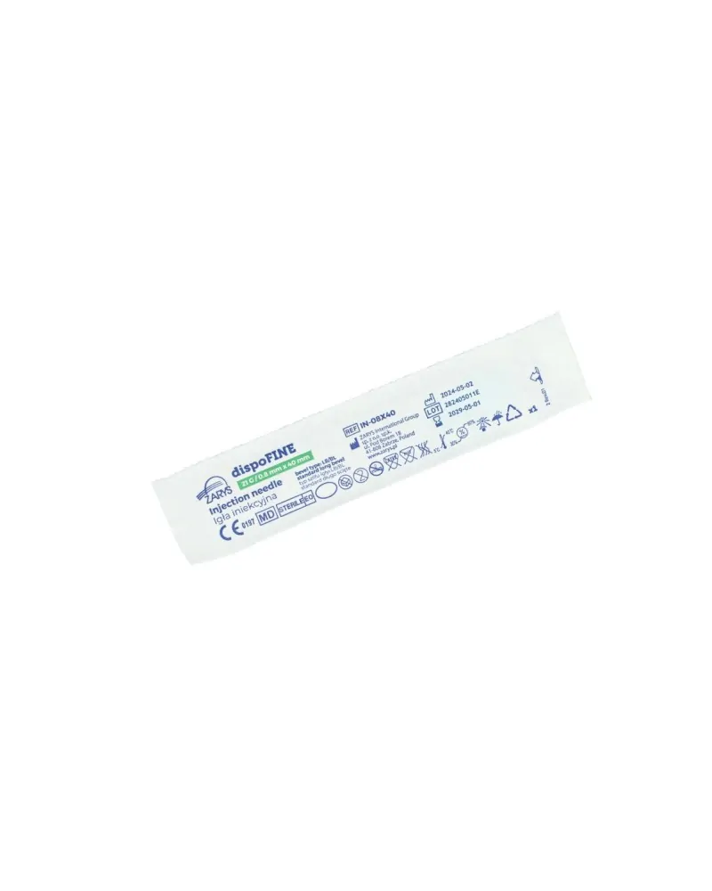 Βελόνες Ενέσεων dispoFine 21G 0.8mm X 40mm, Πράσινο, 100 τεμάχια