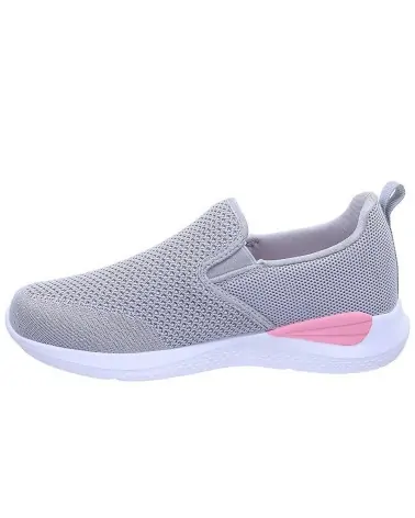 Lumberjack Γυναικεία Παπούτσια Walky Slipon Knitwear, Γκρι