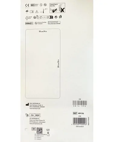 Hartmann Βαζελινούχος Γάζα Grassolind 10x20cm, 30 τεμάχια