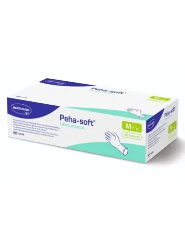 Hartmann Γάντια Latex χωρίς Πούδρα Peha-soft Comfort Premium, 100 τεμάχια
