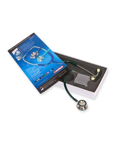 Gima Στηθοσκόπιο Classic Dual Head Σκούρο Πράσινο, 32531