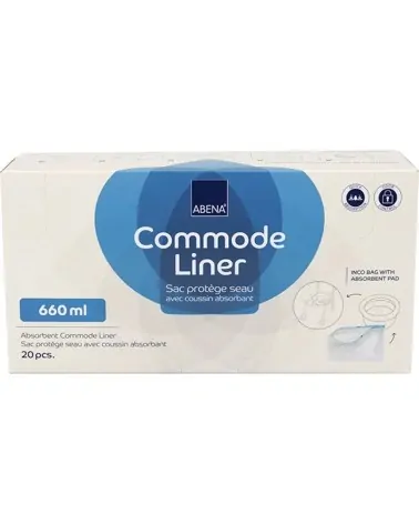 Abena Σακούλες για Καρέκλα Τουαλέτας Commode Liner, 20 τεμάχια