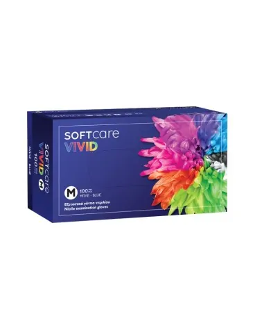 Soft Care Γάντια Νιτριλίου Vivid Σκούρο Μπλε, 100 τεμάχια