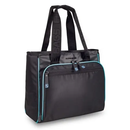 Elite Bags Ιατρική Τσάντα Tote για Κατοίκων Επισκέψεις Tecbag, Μαύρη