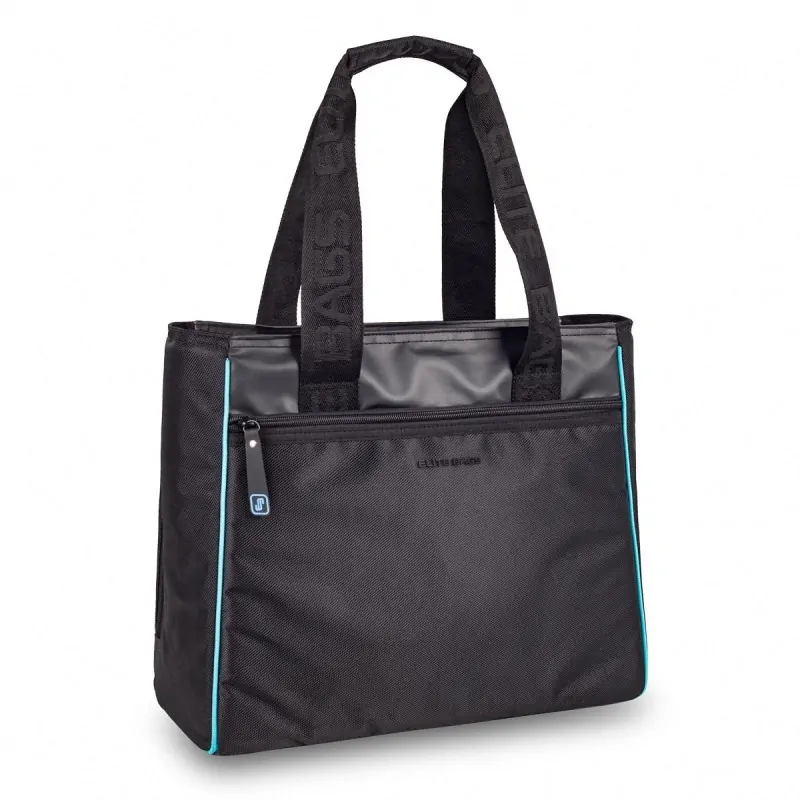 Elite Bags Ιατρική Τσάντα Tote για Κατοίκων Επισκέψεις Tecbag, Μαύρη