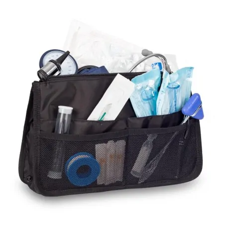 Elite Bags Ιατρική Τσάντα Tote για Κατοίκων Επισκέψεις Tecbag, Μαύρη