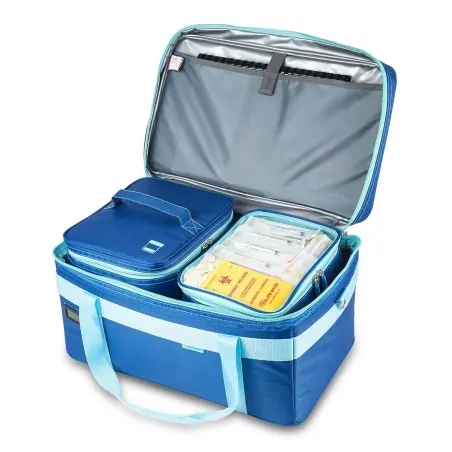 Elite Bags Ισοθερμική Τσάντα Μεταφοράς Βιολογικών Δειγμάτων Minicools, Μπλε