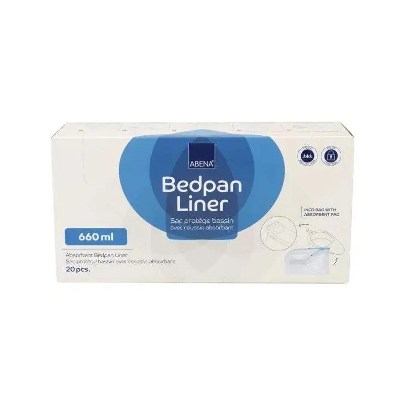 Abena Σακούλες Σκωραμίδας Bedpan Liner, 20 τεμάχια
