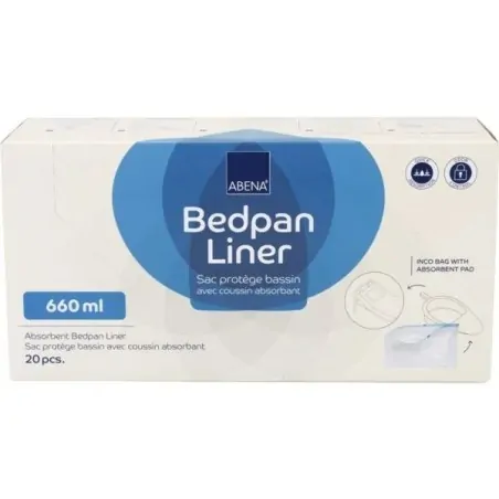 Abena Σακούλες Σκωραμίδας Bedpan Liner, 20 τεμάχια