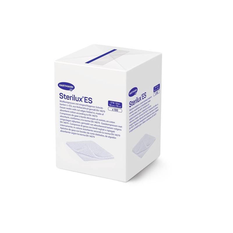 Hartmann Γάζες Sterilux Mη Αποστειρωμένες 10 x 10 cm με 13 Κλωστές , 100 τεμάχια