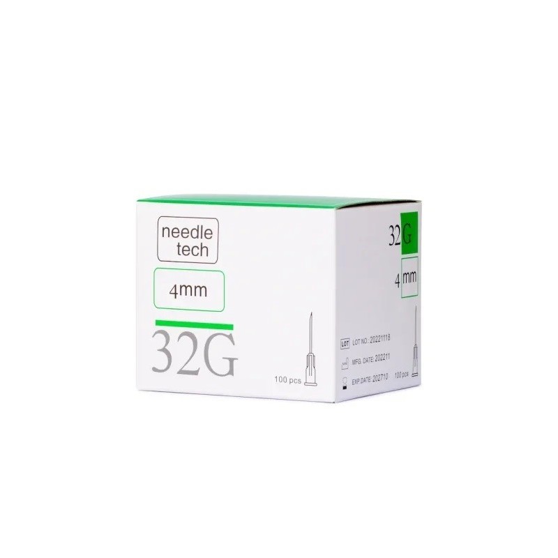 Mesotech Βελόνες Μεσοθεραπείας 32G X 4mm, τεμάχιο