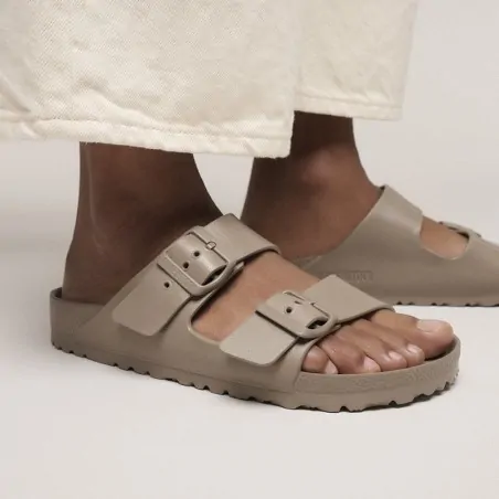 Birkenstock Παντόφλα Pool Arizona EVA (Narrow), Gray Taupe