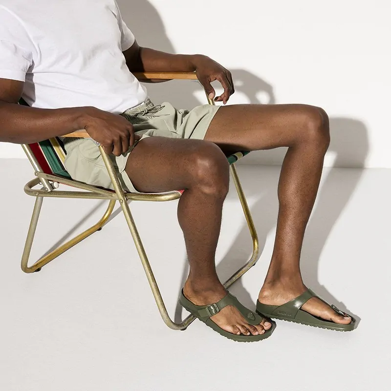 Birkenstock Παντόφλα Pool Gizeh EVA (Regular), Χακί