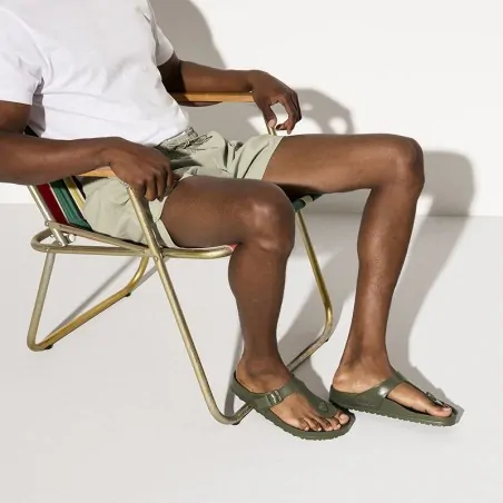 Birkenstock Παντόφλα Pool Gizeh EVA (Regular), Χακί