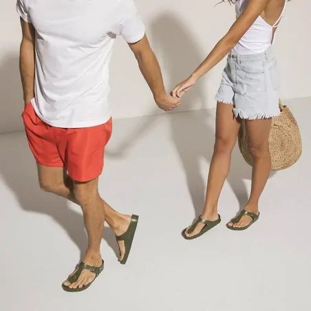 Birkenstock Παντόφλα Pool Gizeh EVA (Regular), Χακί