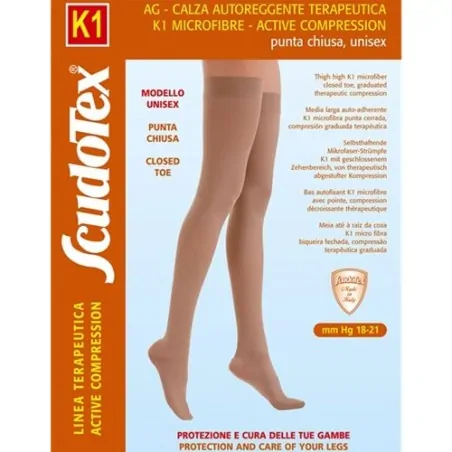Scudotex Ιατρικές Κάλτσες Ριζομηρίου 18-21mmHg ccl1 Κλειστά Δάχτυλα, 435