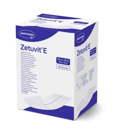 Hartmann Αποστειρωμένα Απορροφητικά Επιθέματα Zetuvit E, 10x10cm, 25 τεμάχια