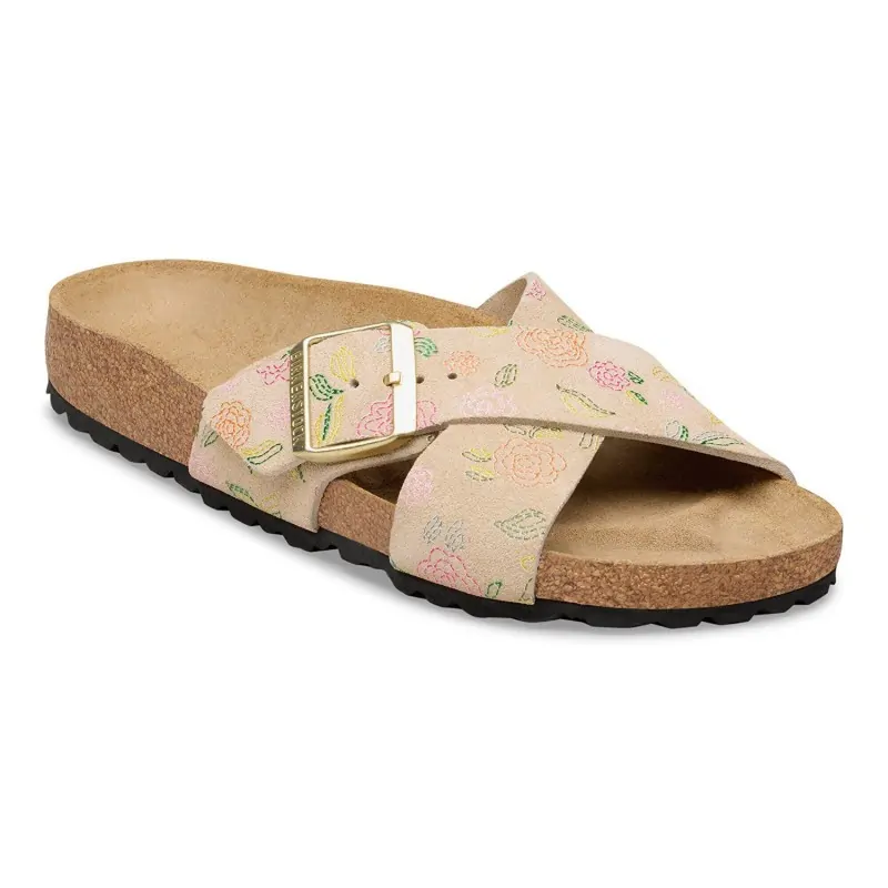 Birkenstock Παντόφλα Siena Leve (Narrow), Sandcastle Flower Print