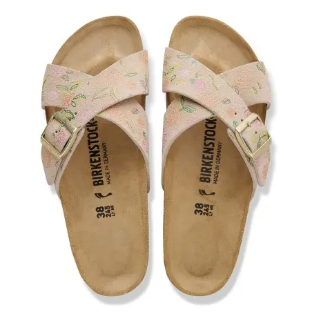 Birkenstock Παντόφλα Siena Leve (Narrow), Sandcastle Flower Print