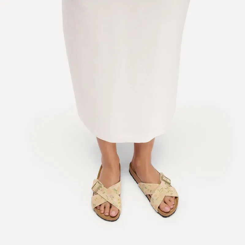 Birkenstock Παντόφλα Siena Leve (Narrow), Sandcastle Flower Print