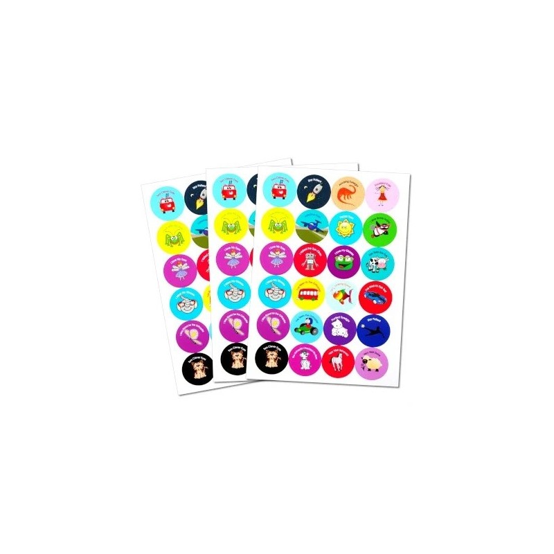 Kay Fun Patch Διάφορα Αυτοκόλλητα Επιβράβευσης, σετ 24 τεμαχίων