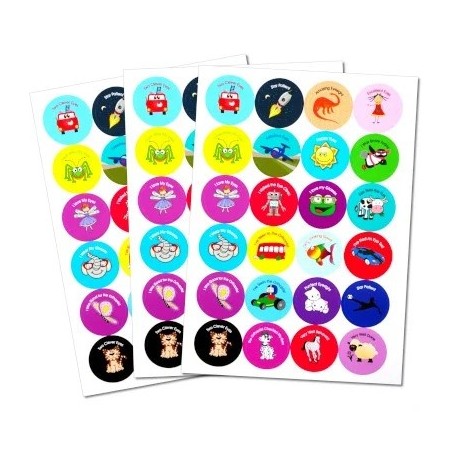 Kay Fun Patch Διάφορα Αυτοκόλλητα Επιβράβευσης, σετ 24 τεμαχίων