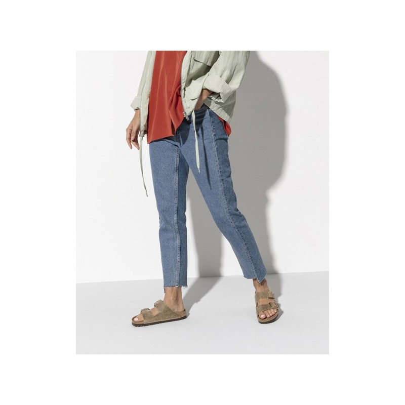 Birkenstock Παντόφλα Arizona Soft Footbed Oiled Leather (Regular), Tobacco Brown