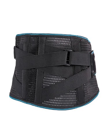 E-Life Ζώνη Οσφύος με Μπανέλες Αεριζόμενη Advanced LumbarFit Brace, Μαύρη