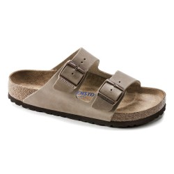 Birkenstock Παντόφλα Arizona Soft Footbed Oiled Leather (Regular), Tobacco Brown