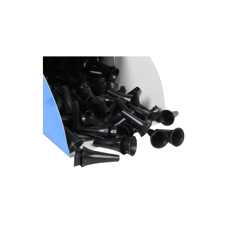 Gima Χωνάκι Ωτοσκοπίου Μαύρο 4mm, 31488, 250 τεμάχια