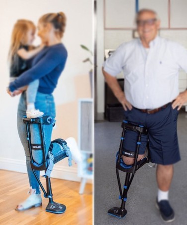 Βακτηρία Μηρού χωρίς Χρήση Χεριών, I-Walk Hands-Free Crutch