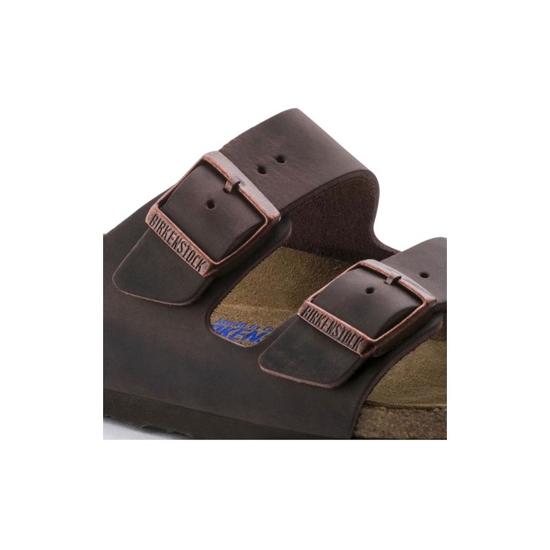 Birkenstock Παντόφλα Arizona Soft Footbed Leather (Regular), Leoi Habana